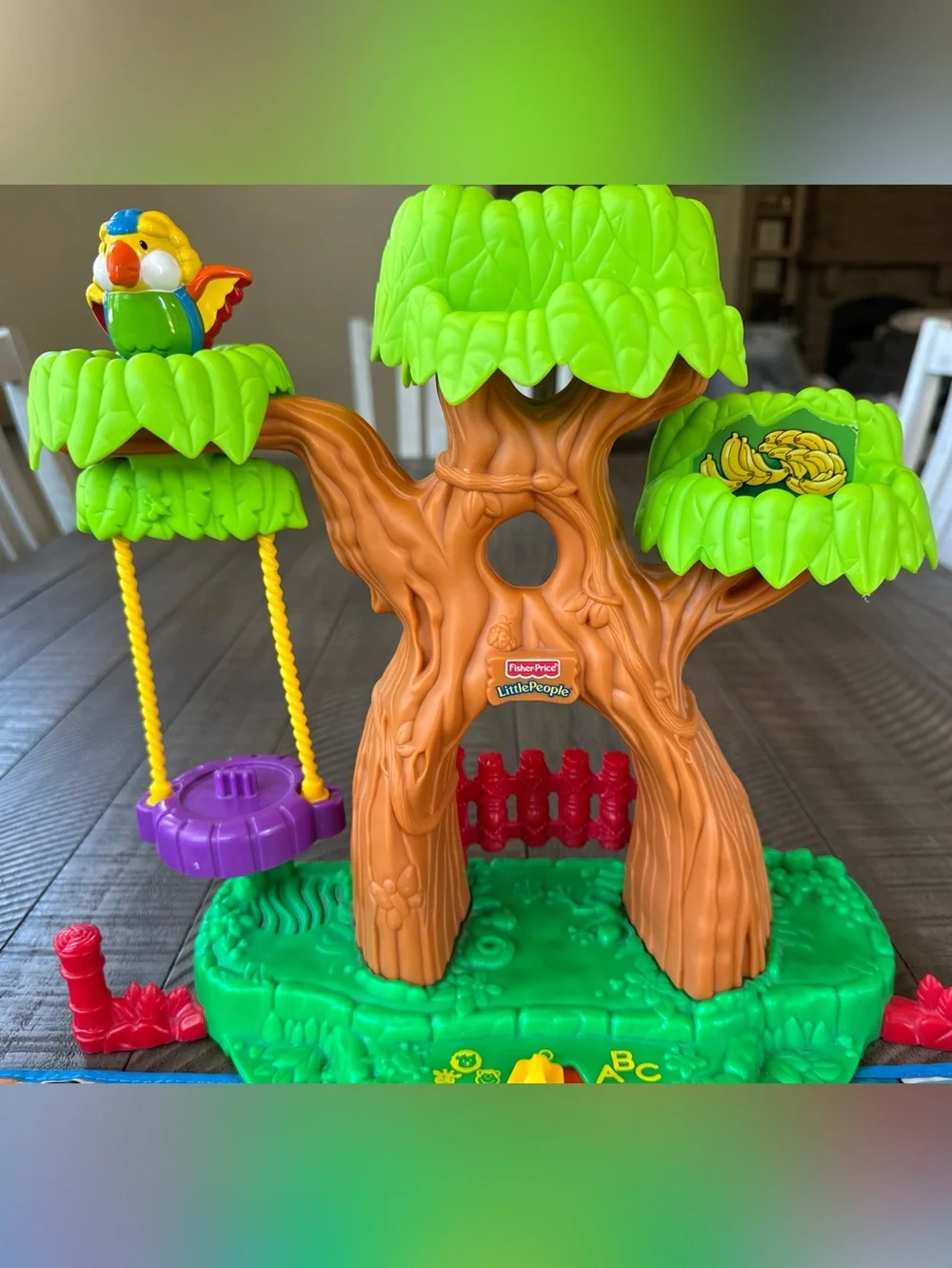 Fisher-Price Little People A To Z Learning Zoo Playset Treehouse Animal Figures